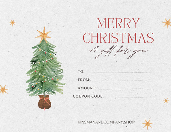 King James Version Scripture Gift Card certificate