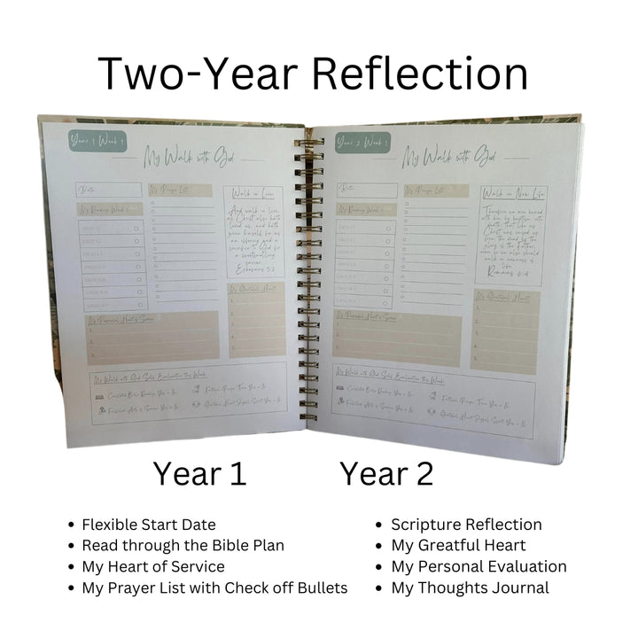 KJV My Walk with God Two-Year Reflection Journal Kinsman & Company