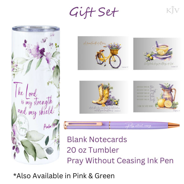 KJV Gift Set for Women or Girls Green | Kinsman & Company