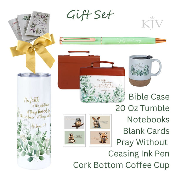 KJV Women's Gift Sets Complete Green | Gifts for Her Green Eucalyptus | Kinsman & Company