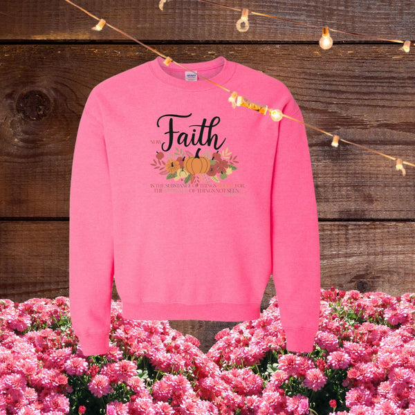 Sweatshirts | Faith | Safety Pink Kinsman & Company