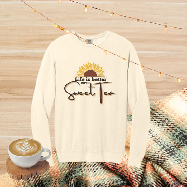 Sweatshirts | Life is Better with Sweet Tea | Ivory Kinsman & Company